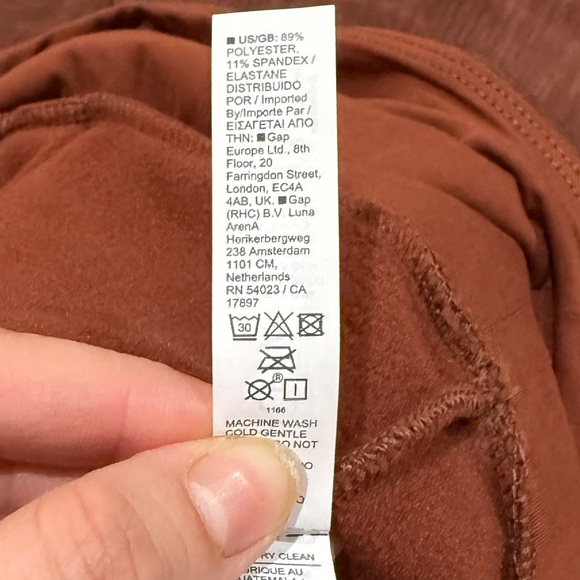 New Athleta Altitude Polartec Half Zip Sweatshirt Womens XL Mahogany Brown Fall - Picture 14 of 14